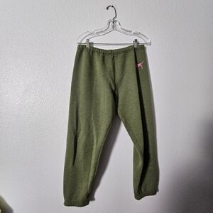 VINTAGE PINK Y2K VICTORIAS SECRET LOW RISE SWEAT JOGGERS SZ S 2006